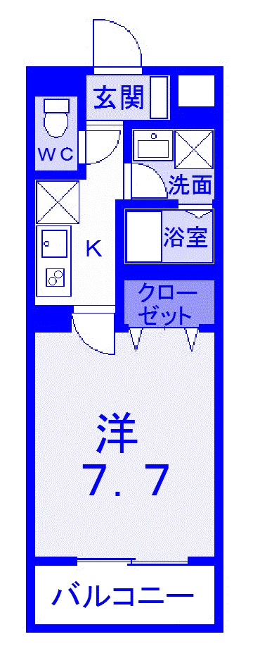 ノ・メール マサキの間取り
