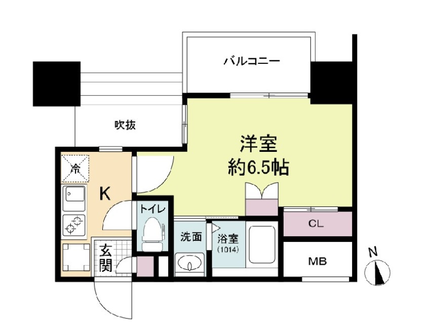 セレニテ難波グランデシュッドの間取り