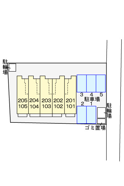 エトワール相武台の区画図