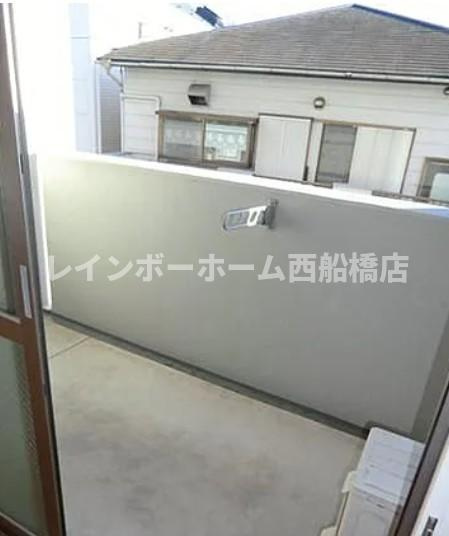 プレジールのバルコニー