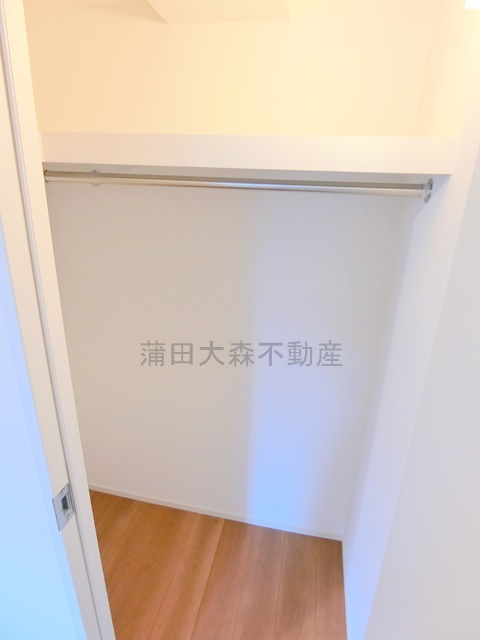 ルミーク大森の収納|洋室6帖の収納　クローゼット