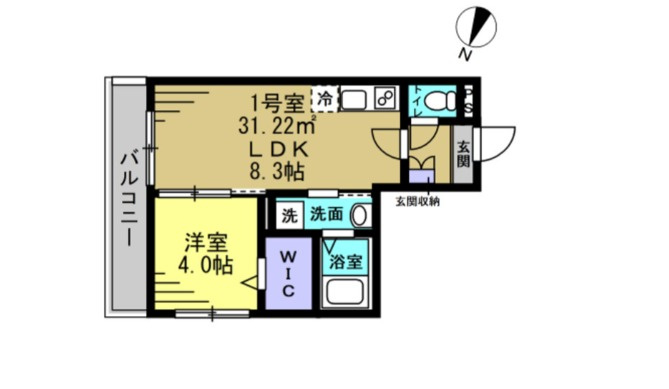 AJ南行徳Northの間取り