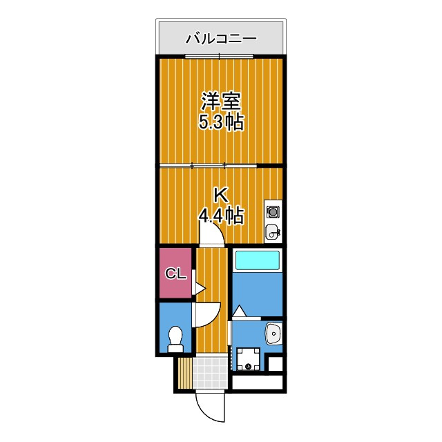 アベニュー岡の間取り