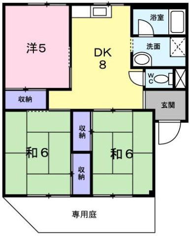 アレグラール長谷川の間取り