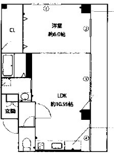 【間取り】 | アスキー戸越