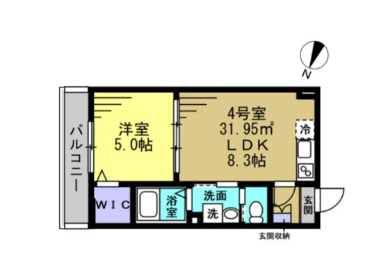 AJ南行徳Northの間取り
