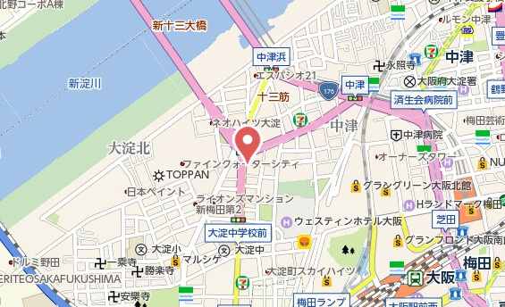 【地図】 | アイビス新梅田