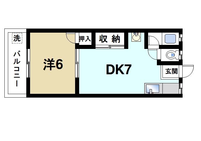 大宮ハイツの間取り