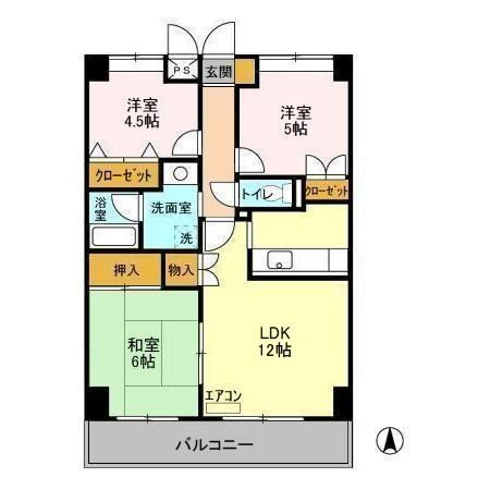 【間取り】 | グランディス新八柱
