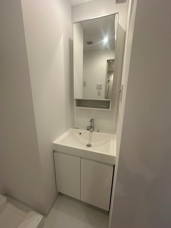 新品家具付きマンション高田馬場4(KaGood東京)の独立洗面台