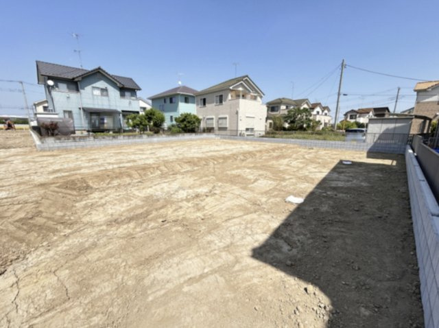【前面道路含む現地写真】 | 加須市日出安　新築戸建　全7棟　7号棟