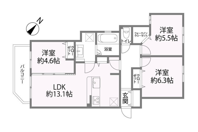 【間取り】 | Reglia今里North