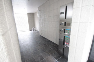 宅配BOXが５つあります。