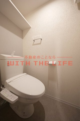 S-RESIDENCE久留米六ツ門abreastⅡ【キャンペーン対象物件】のトイレ|落ち着いた色調のトイレです