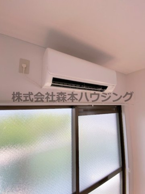 【設備】 | 　忍ヶ丘マンション | エアコンついてます
