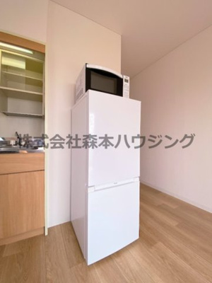 【設備】 | 　忍ヶ丘マンション | ※希望者に家電（電子レンジ、冷蔵庫）設備サービス！
