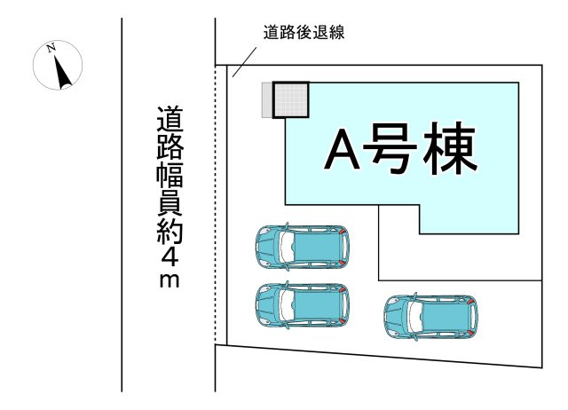 【同施工物件ご案内可能】豊明市栄町大根　全１棟の区画図|全体区画数｜全1棟
◆駐車3台可能！(但し、車種による)
◎まずは、お気軽にお問い合わせください。現地を案内しながら周辺環境も見て頂けます。                              