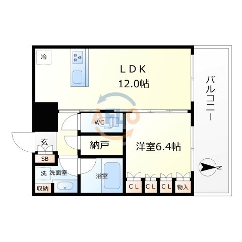 GRAND VILLASSE 福島（グランドヴィラッセ福島）の間取り|GRAND VILLASSE 福島　間取り
