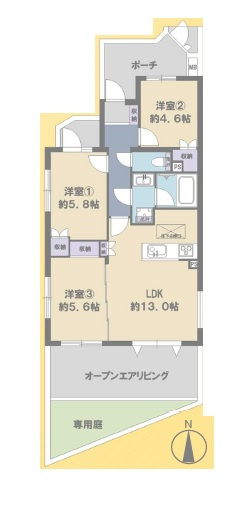 【間取り】 | グランシティ横濱テラッツァ