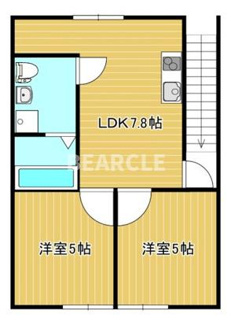 【間取り】 | 西野大鳥井ハイツ