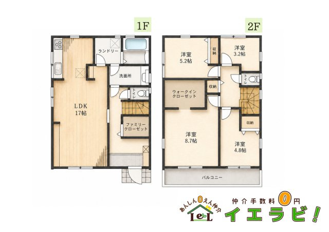 リーブルガーデン堺市東区高松４期の間取り