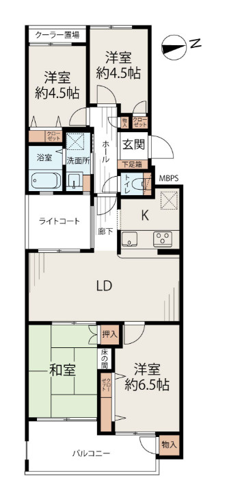 ガーデンヒルズ櫛原【キャッシュバック対象】の間取り