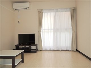 レオネクストグレイスコーポ薩摩の居間・リビング|使いやすい居間です