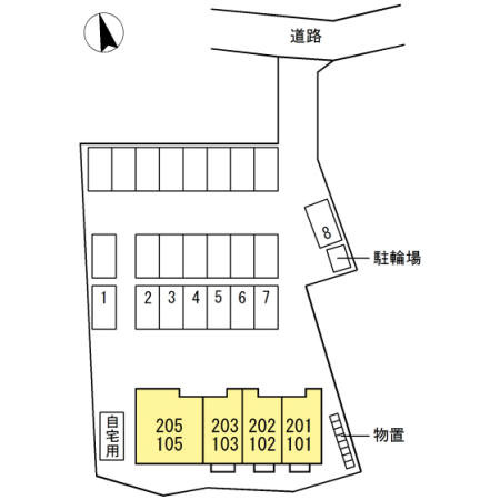 villaの区画図