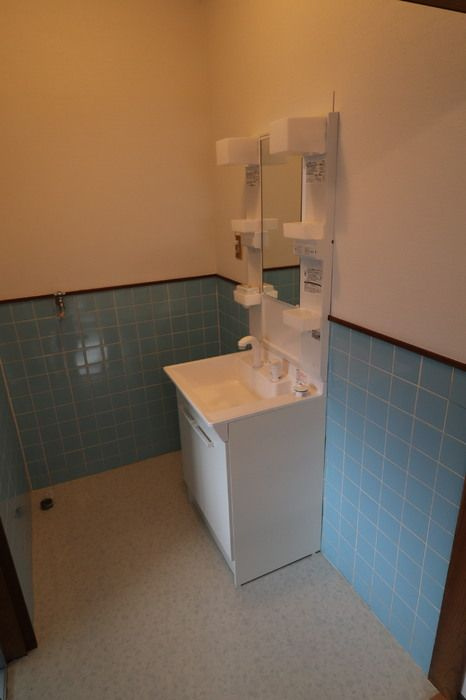 かつきハイツの洗面所
