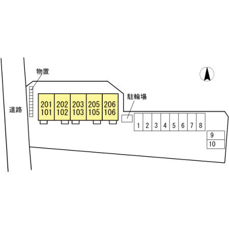 カーサ セレーノの区画図
