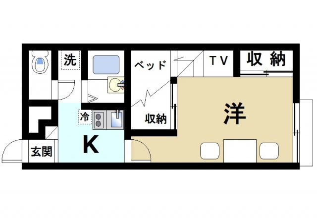 レオパレス健の間取り