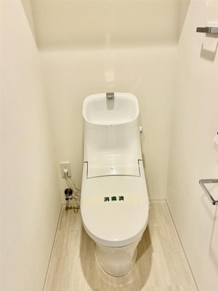 Ｂｒｉｌｌｉａ　Ｔｏｗｅｒ　聖蹟桜ヶ丘　ＢＬＯＯＭＩＮＧ　Ｒのトイレ|落ち着いた色調のトイレです