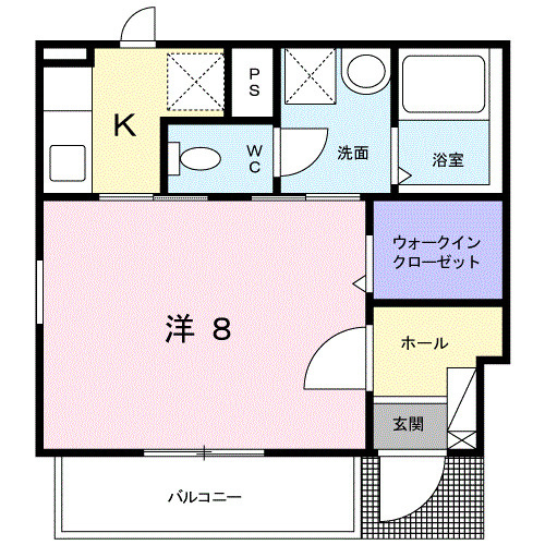 アジュール　国立の間取り