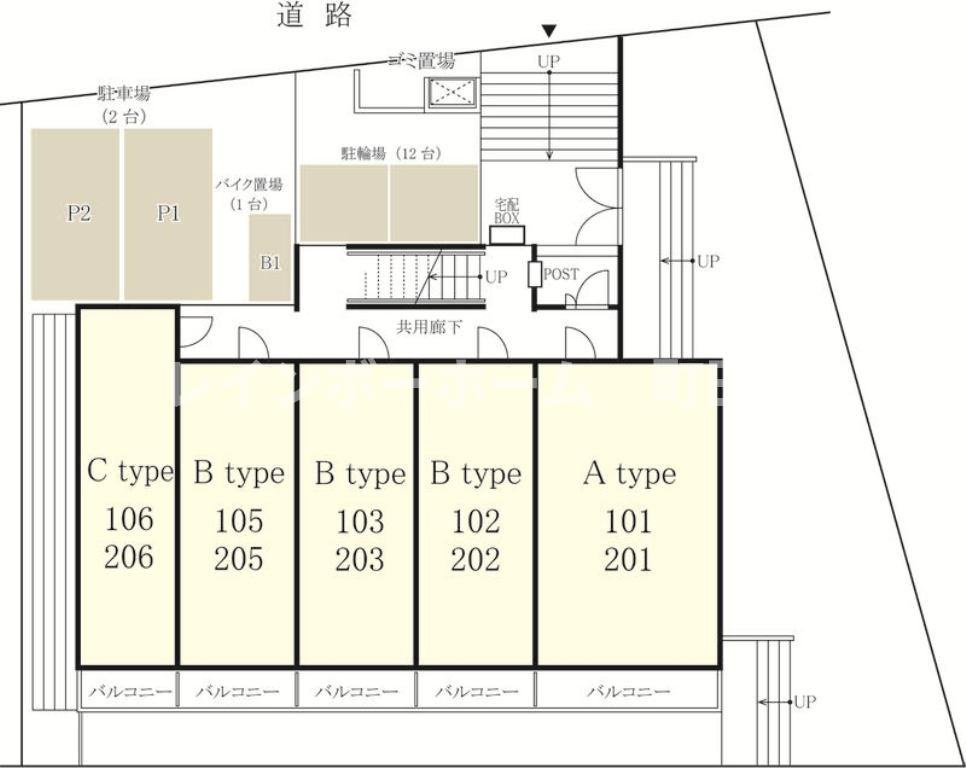 リブリ・epal※初期費用分割あと払いサービス利用可能物件の区画図