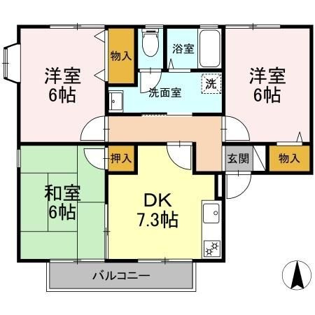 アンプルール　B棟