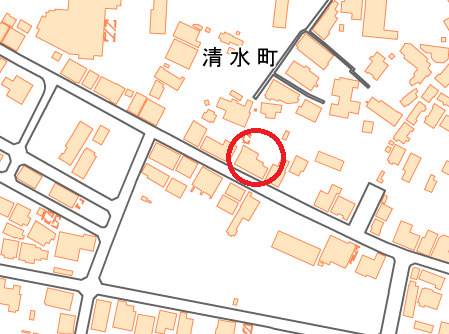 八代市清水町 土地の土地図