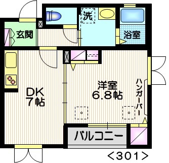グリーンメゾン富士の間取り