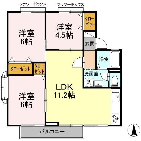 アンプルール　F棟