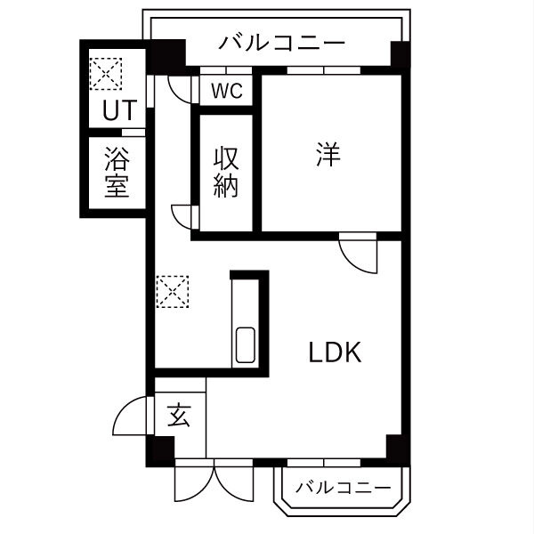 カーサＥＮＳＨＯの間取り
