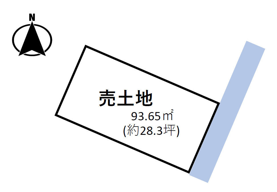松保町の土地図