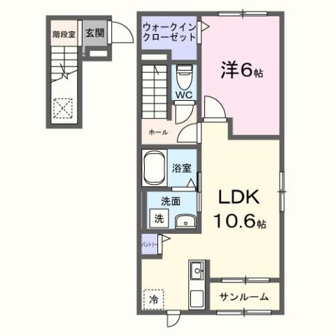 【間取り】 | セレーノ渚西