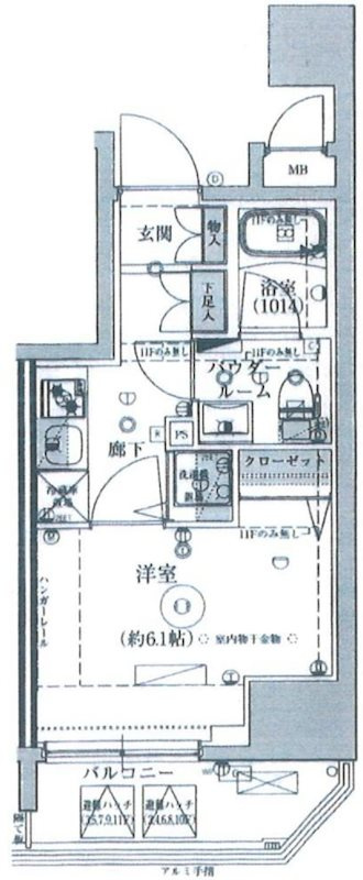 SHOKEN Residence 横浜阪東橋の間取り