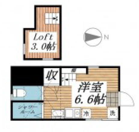 プレステージ椎名町の間取り