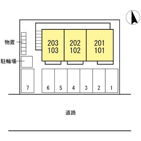 レーベンセイナンの区画図