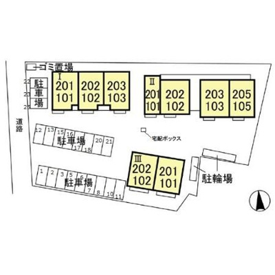 【区画図】 | トワメゾン　Ⅱ