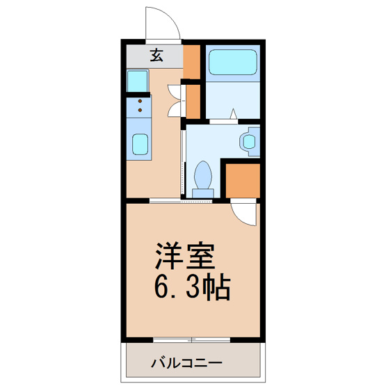 【間取り】 | ハピネス由比ガ浜