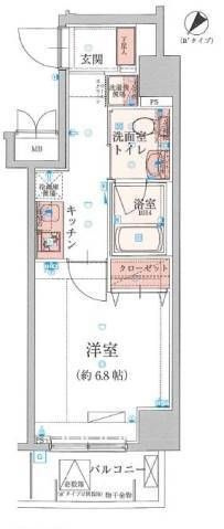 リヴシティ向島ツリービューの間取り