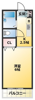 【間取り】 | ハイネス14　