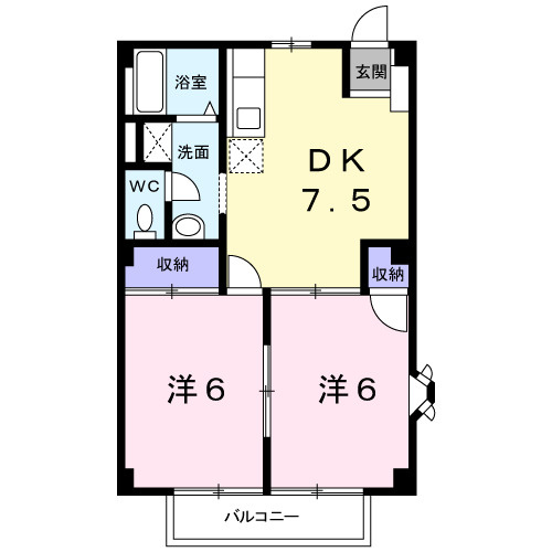 【間取り】 | メゾンウェンドⅡ