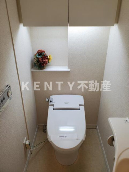 【トイレ】 | リシェ大井スカイビュー | シンプルで使いやすいトイレです